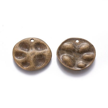 Tibetan Style Alloy Pendants TIBEP-Q002-18AB-NR-1