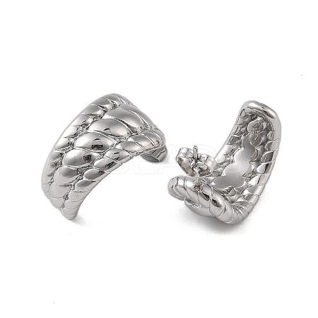 304 Stainless Steel Earrings EJEW-O004-18P-1