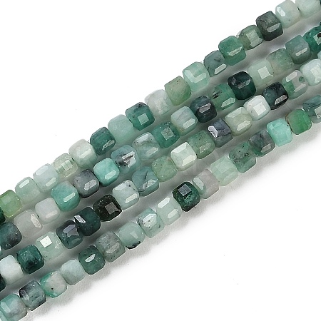 Natural Emerald Beads Strands G-P553-E04-02-1