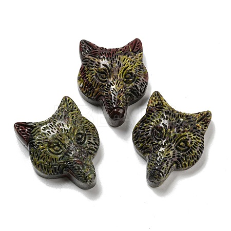 Natural Dragon Blood Pendants G-M417-07D-1