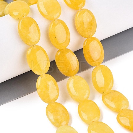 Dyed Natural White Jade Beads Strands G-N370-01A-13-1