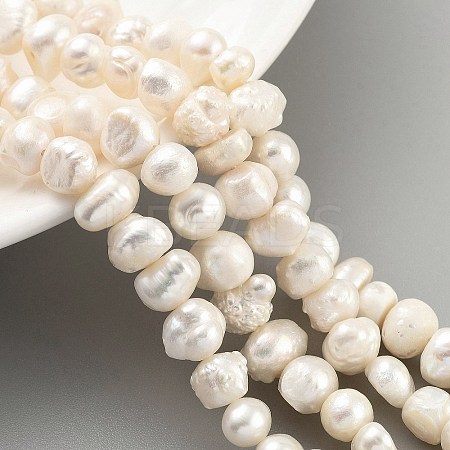 Natural Cultured Freshwater Pearl Beads Strands PEAR-C003-01A-1