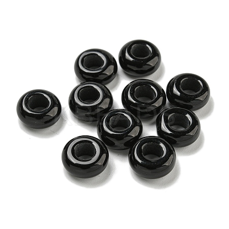 Natural Black Stone Beads X-G-Q173-03A-16-1