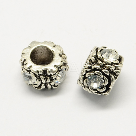 Alloy Rhinestone European Beads LS-MPDL-R036-11H-1