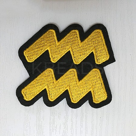 Computerized Embroidery Cloth Iron on/Sew on Patches DIY-O004-01-1-1