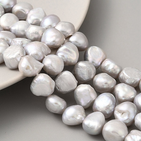 Dyed Natural Cultured Freshwater Pearl Beads Strands PEAR-A006-11E-1