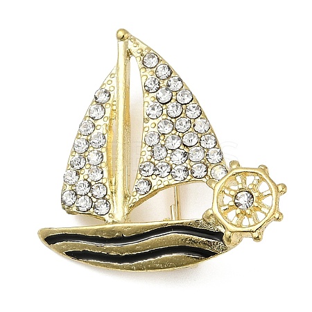 Alloy Enamel Brooches JEWB-I036-03A-G-1