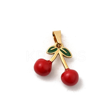 304 Stainless Steel Enamel Pendants STAS-Z158-02G-01-1