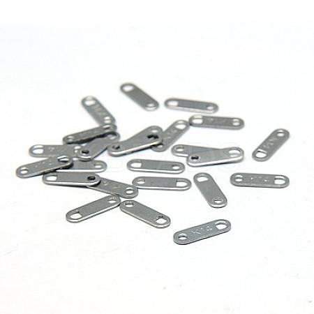 304 Stainless Steel Chain Tabs STAS-E014-1-1