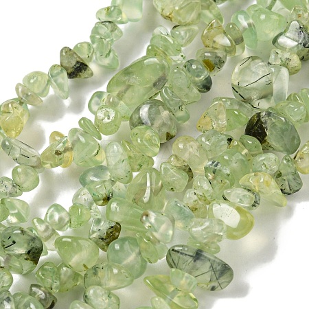 Natural Prehnite Beads Strands X-G-P332-41A-1
