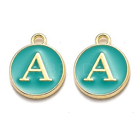 Golden Plated Alloy Enamel Charms LS-X-ENAM-Q437-15A-1