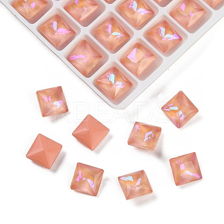 Pointed Back Glass Rhinestone Cabochons GGLA-S003-01B-1