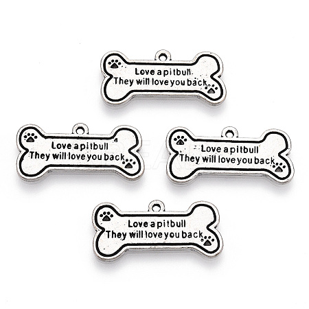 Tibetan Style Alloy Pendants TIBE-Q082-007AS-A-RS-1