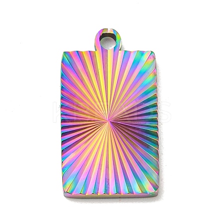 Ion Plating(IP) 304 Stainless Steel Pendants STAS-D025-06M-02-1