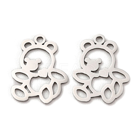 Non-Tarnish 201 Stainless Steel Pendants STAS-E200-02P-1