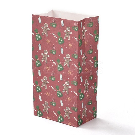 Christmas Theme Rectangle Paper Bags CARB-G006-01E-1