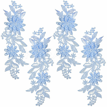 Polyester Embroidery Sequin Costume Accessories DIY-WH20025-014B-1