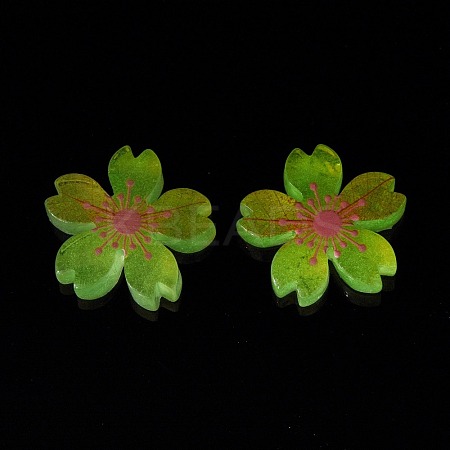 Luminous Resin Cabochons X-RESI-G030-01C-1