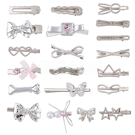 Zinc Alloy & Iron Alligator Hair Clips PHAR-SP0001-04B-1