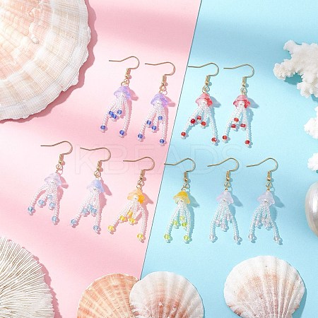 304 Stainless Steel Dangle Earrings EJEW-MZ00454-1