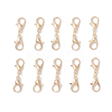 Zinc Alloy Lobster Claw Clasps PALLOY-JF04249-01-1
