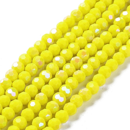 Opaque Glass Beads Strands EGLA-A035-P6mm-L04-1