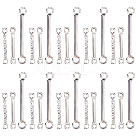 150Pcs 3 Style 304 Stainless Steel Link Connectors STAS-DC0001-13-1