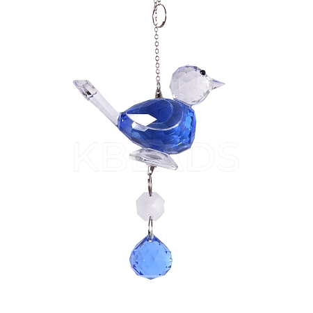 Glass Bird Hanging Ornaments PW-WGC5D11-03-1