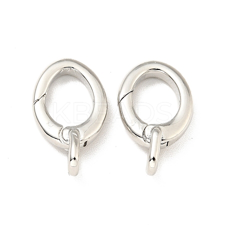 Brass Spring Gate Rings X-KK-G416-59P-1
