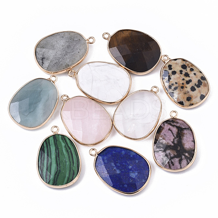 Natural & Synthetic Gemstone Pendants G-T131-08-1