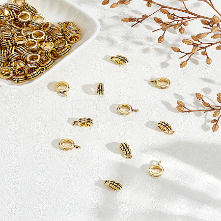 80Pcs Alloy Tube Bails FIND-LP0007-08-1