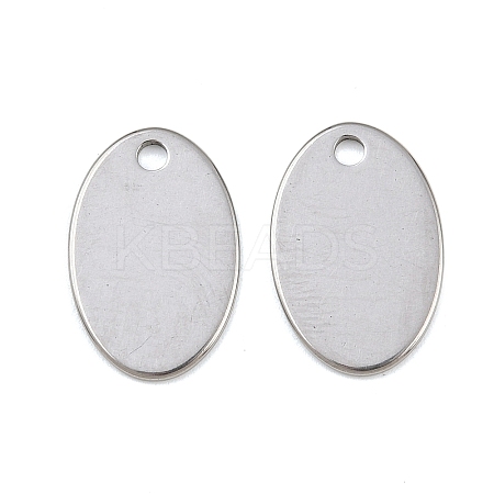 Tarnish Resistant 304 Stainless Steel Stamping Blank Tag Pendants LS-STAS-S028-02-1