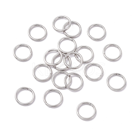 Non-Tarnish 304 Stainless Steel Open Jump Rings STAS-C040-01C-P-1