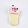 Handmade Polymer Clay Pendants CLAY-S093-04F-1