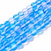 Synthetic Moonstone Beads Strands G-E573-01B-19-2