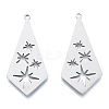 Non-Tarnish 201 Stainless Steel Pendants STAS-N090-LA956-1-1