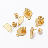 304 Stainless Steel Stud Earring Findings LS-X-STAS-H558-27G-1