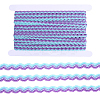 1 Roll Polyester with Paillette Wavy Fringe Trim Ribbon OCOR-GF0005-72B-1