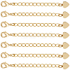 20Pcs Brass Chain Extender KK-BBC0022-89-7