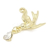 Alloy Pendants with Rhinestone PALLOY-R151-62G-2
