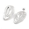 Non-Tarnish 304 Stainless Steel Stud Earrings for Women EJEW-K283-07P-1