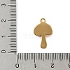 304 Stainless Steel Enamel Pendants STAS-P404-04G-3
