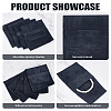 Velvet Jewelry Flap Pouches ABAG-WH0038-43E-4