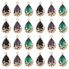 18Pcs 3 Colors Transparent Glass Pendants GLAA-YW0004-52A-1