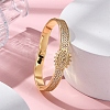 Rack Plating Brass Micro Pave Cubic Zirconia Hinged Bangles BJEW-H624-06E-G-3