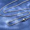 Tarnish Resistant Classic Plain 304 Stainless Steel Mens Womens Necklaces Unisex Cable Chain Necklaces NJEW-507L-7-1