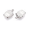 304 Stainless Steel Pendants STAS-T067-80P-2