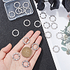 20Pcs 201 Stainless Steel Pendants STAS-UN0036-15-2