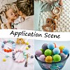 90Pcs Silicone Beads 15mm Round Silicone Bead Bulk Colorful Silicone Bead Kit for Keychain Jewelry DIY Crafts Making JX305A-7