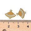 Brass Laser Cut Hollow Connector Charms KK-K277-12AB-3